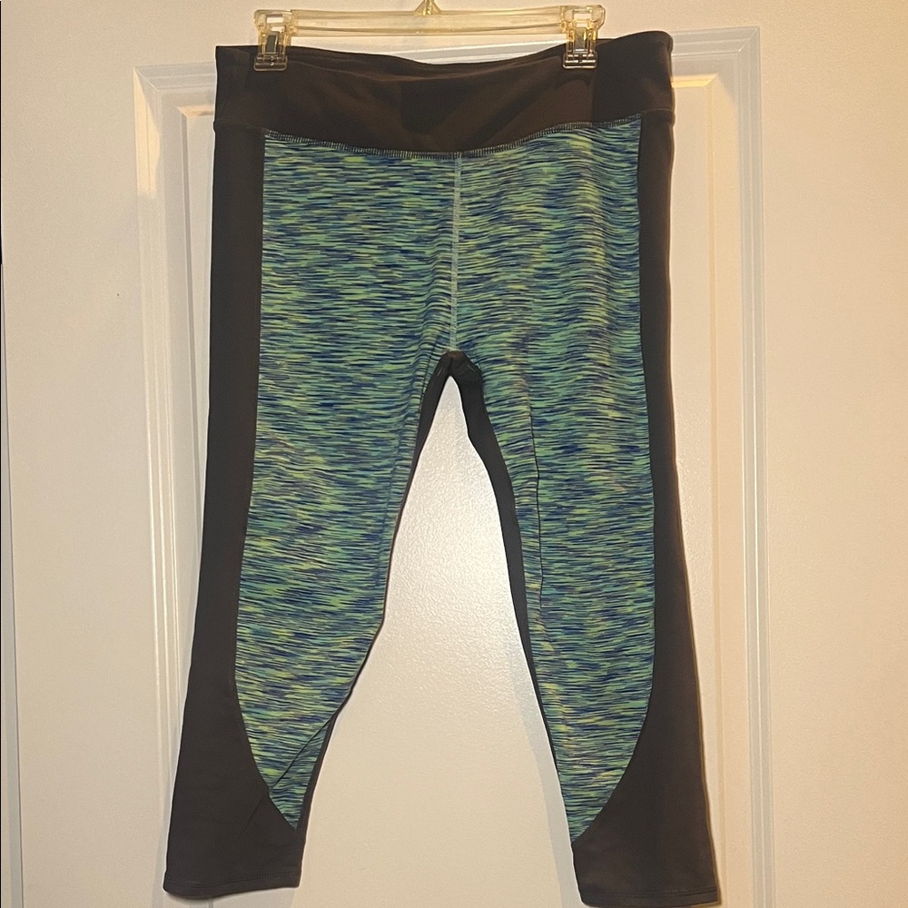 Fabletics Blue and Black Leggings